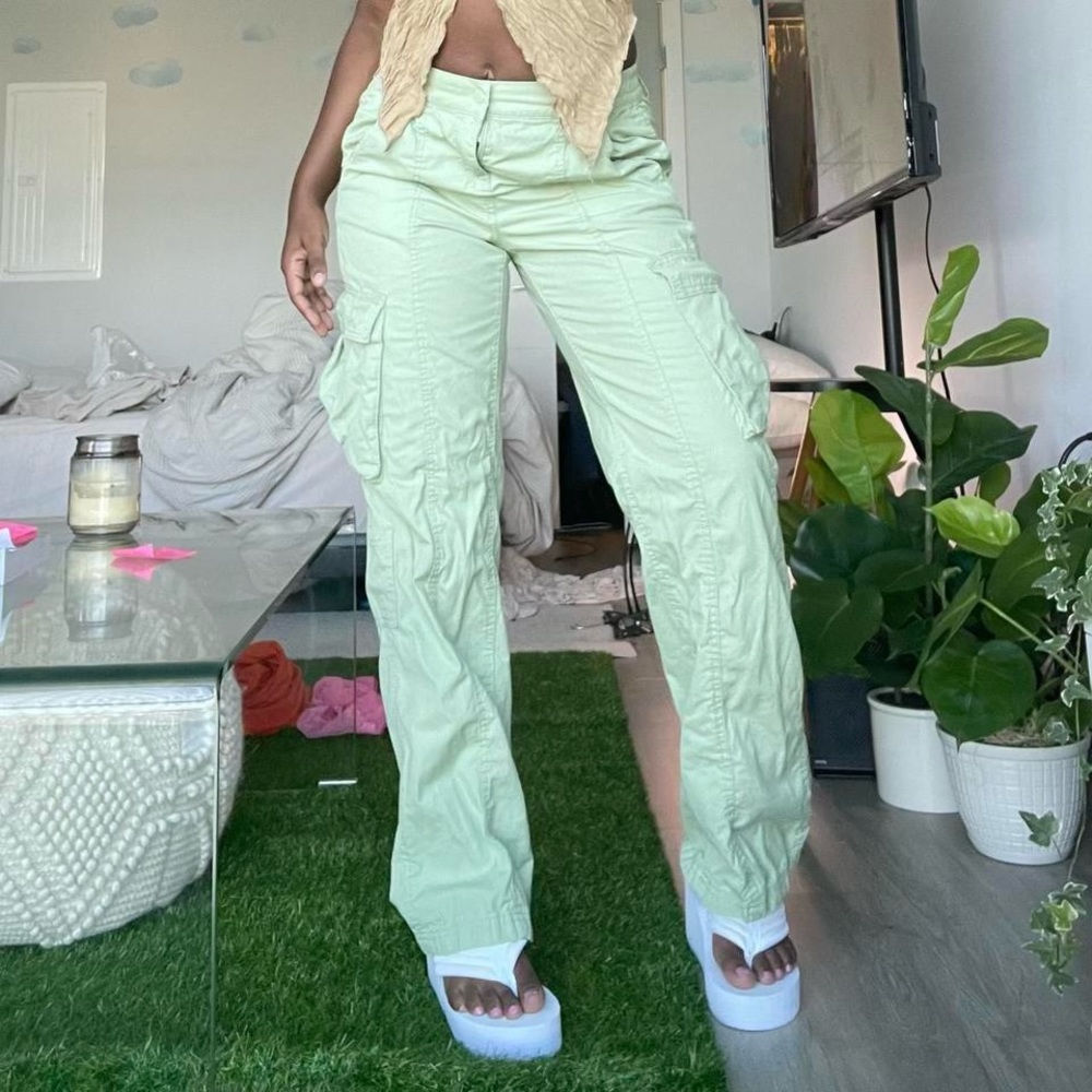 Khaki Camo Cargo Pants